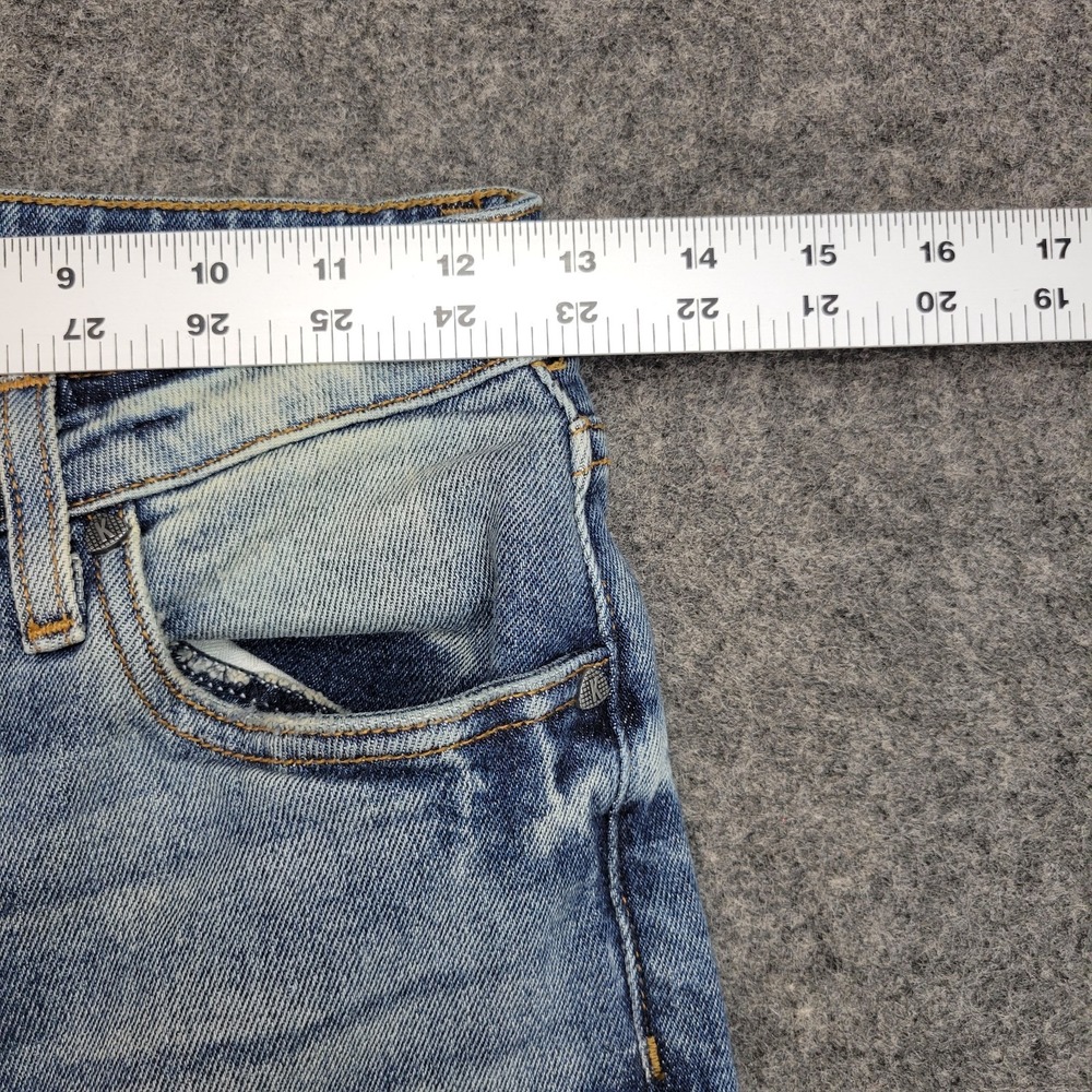 Kut From The Kloth Jeans Womens 0 Blue Denim High Rise Ankle VTG Straight Preppy - Picture 8 of 13